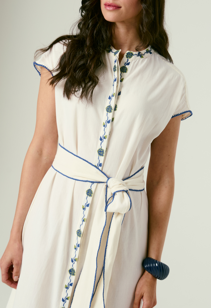 Valeria Blanca Midi Dress