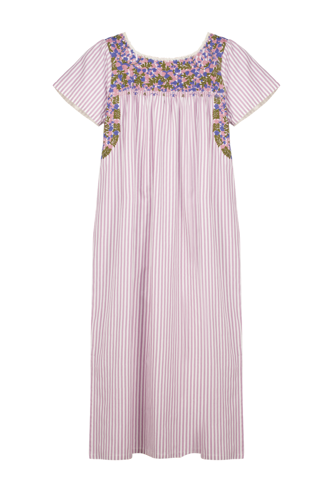Liliana Rosa Rayas Midi Dress