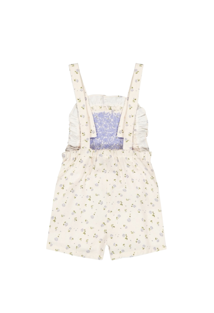 Lula Jumper Childrens Lula Periwinkle Floral Girl Short Jumper Lula Periwinkle Floral Girl Short Jumper