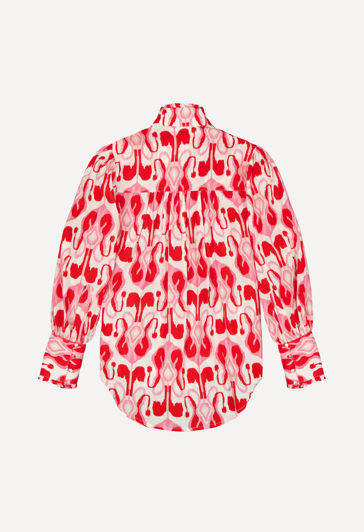 Paloma Blouse Blouse Paloma Long Sleeve Red Fiesta Print Blouse Paloma Long Sleeve Red Fiesta Print Blouse