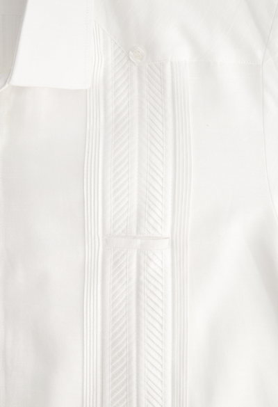 Plumilla Long Sleeve Guayabera Men's Guayabera Plumilla Men's White Long Sleeve Guayabera Plumilla Men's White Long Sleeve Guayabera