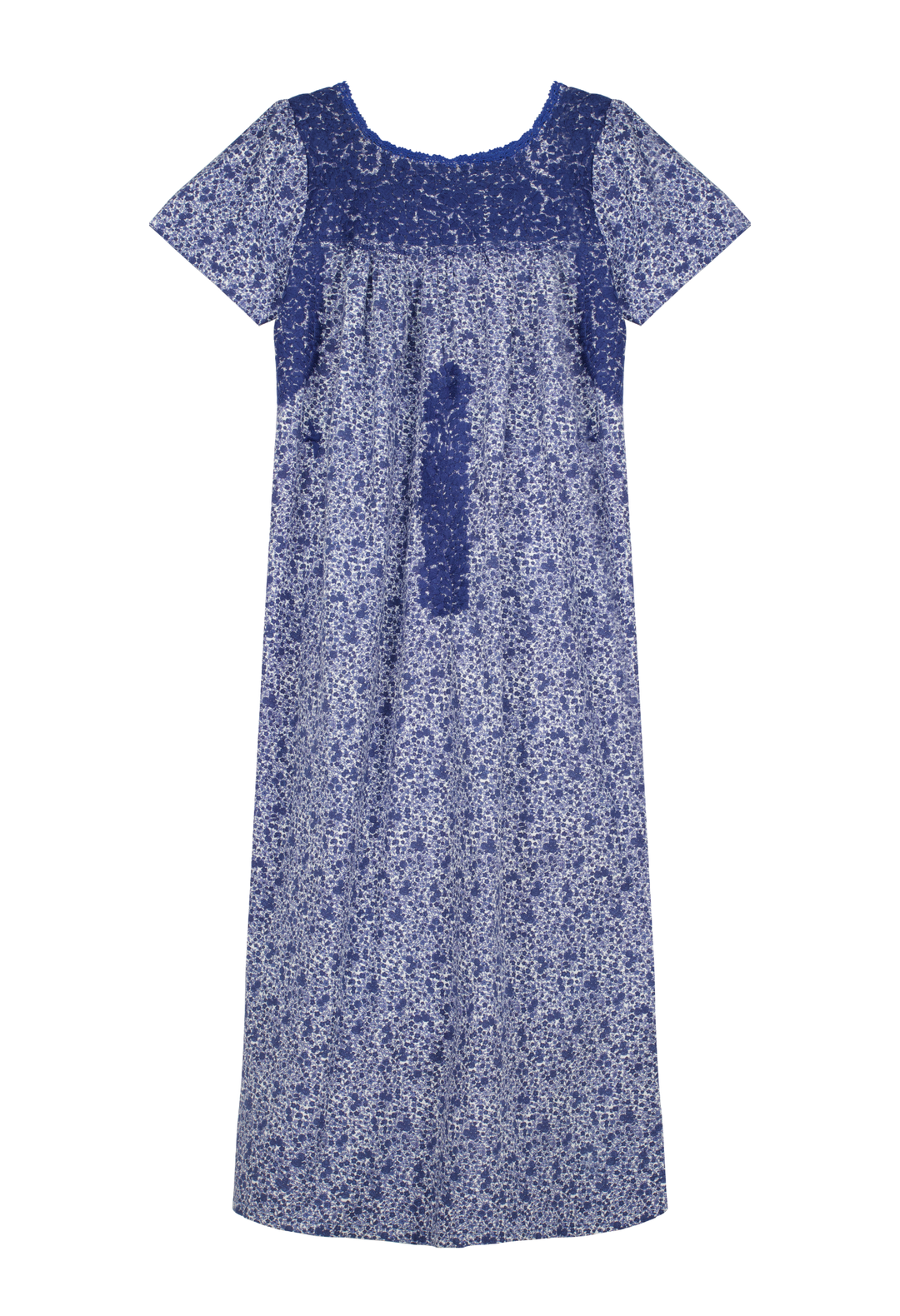Liliana Floral Azul Midi Dress