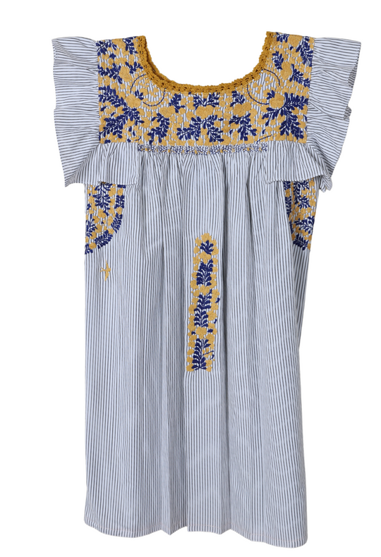 Soledad Rayas Amarillo y Azul