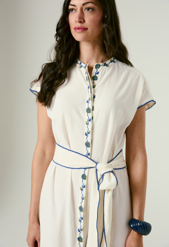 Valeria Blanca Midi Dress