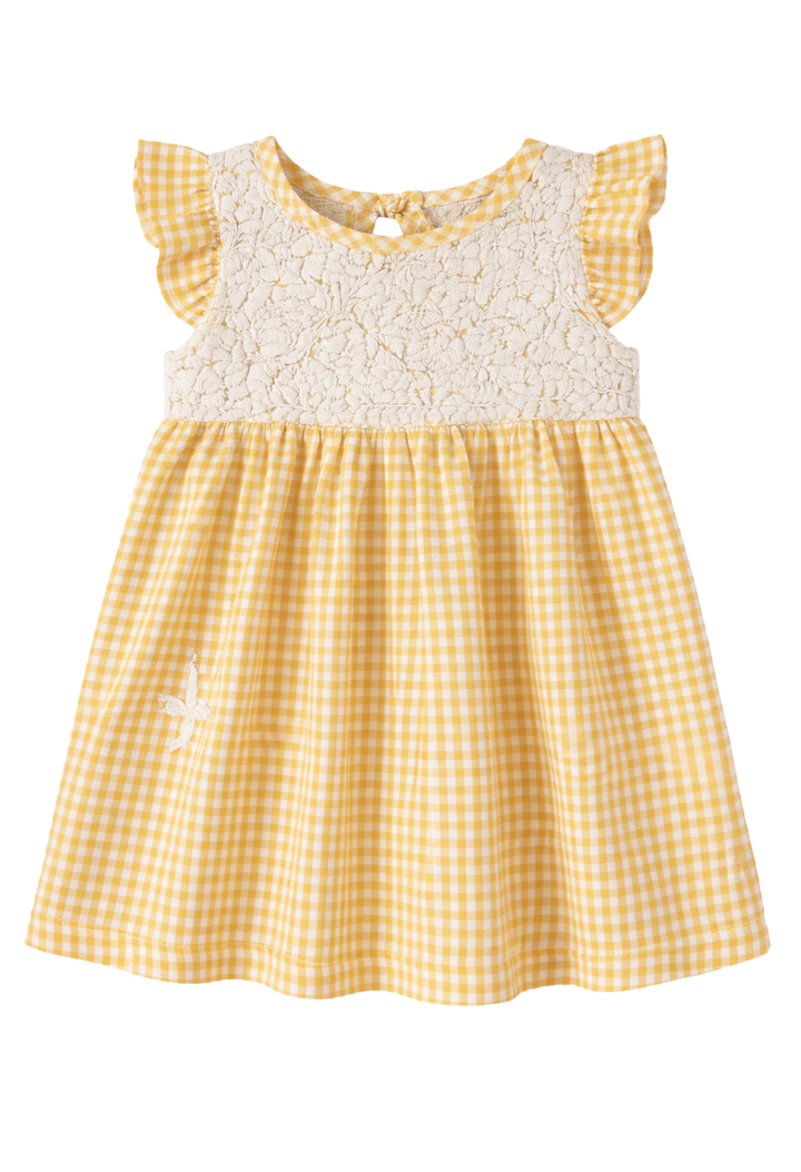 Lolita Girls Dress Childrens Lolita Yellow Gingham Girl's Dress Lolita Yellow Gingham Girl's Dress
