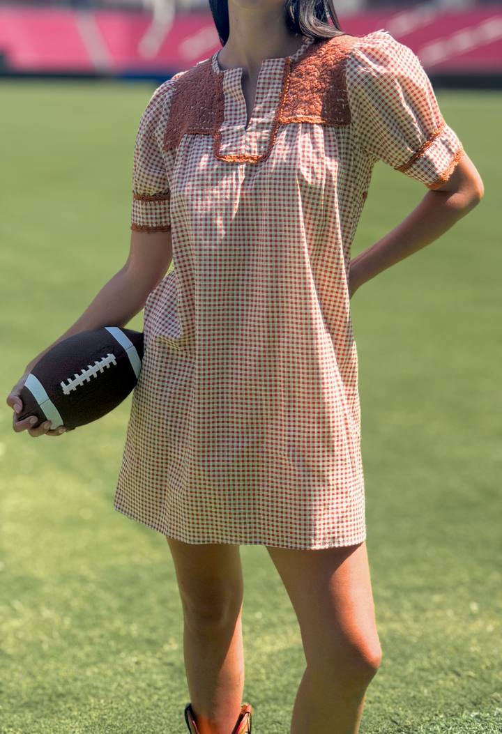 Aurora Short Dress Dress Aurora Burnt Orange Short Dress Aurora Burnt Orange Short Dress