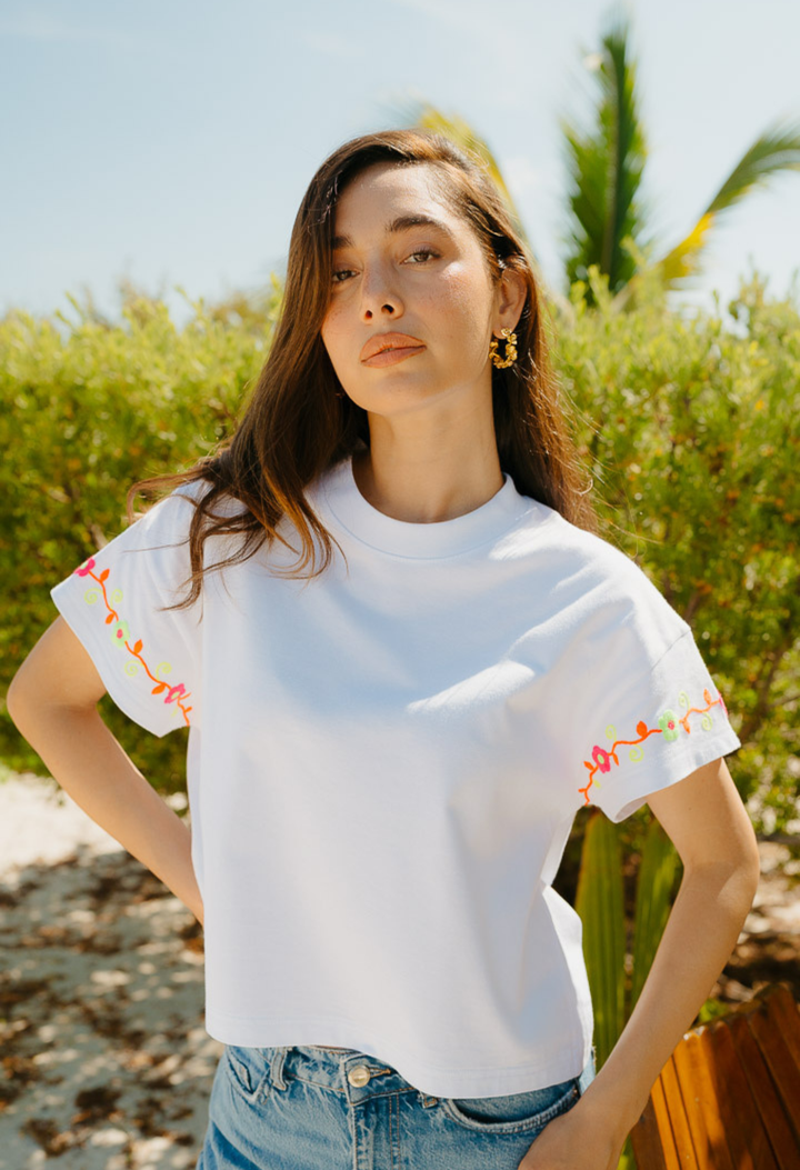 T-Shirt T-Shirt Neon Floral T-shirt Neon Floral T-shirt