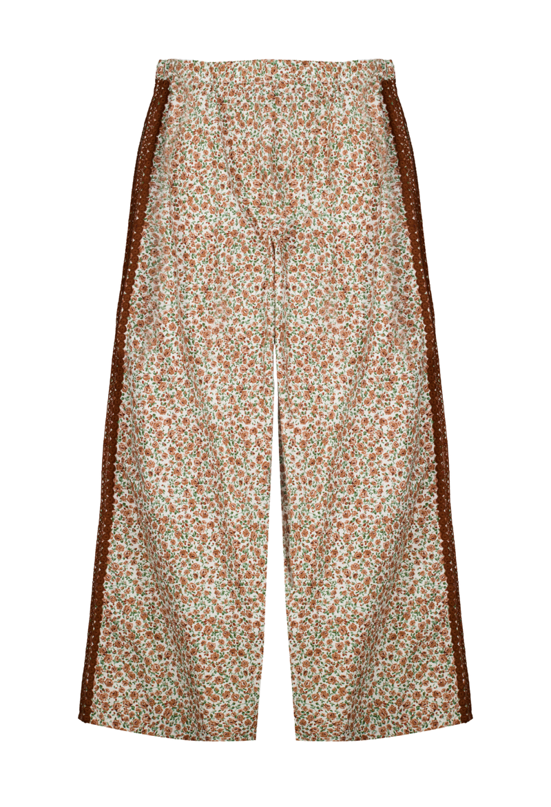 Paola Café Floral Pant