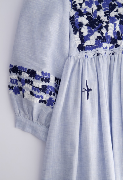 Violeta Short Dress Dress Violeta Multi Blue Short Dress Violeta Multi Blue Short Dress