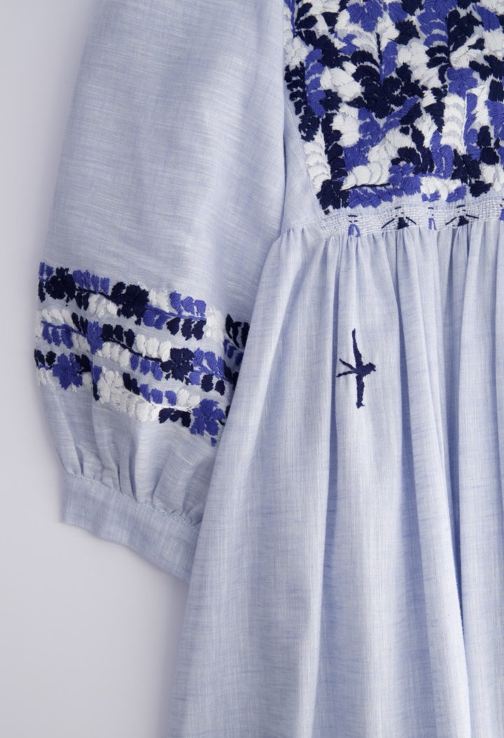 Violeta Short Dress Dress Violeta Multi Blue Short Dress Violeta Multi Blue Short Dress