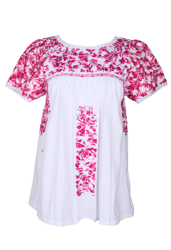Liliana Blanca y Rosas Florales