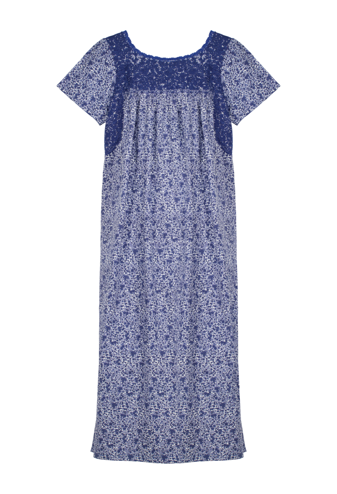 Liliana Floral Azul Midi Dress