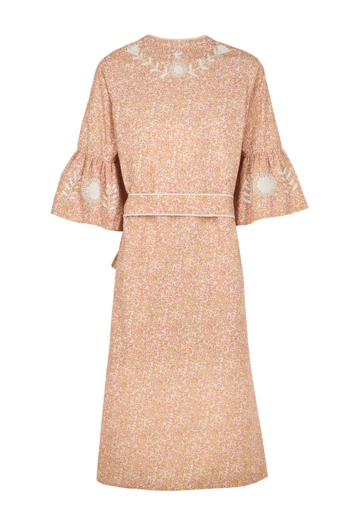 Leona Rosa Floral Midi Dress