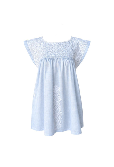 Flores Blouse Blouse Flores Light Blue Blouse Flores Light Blue Blouse