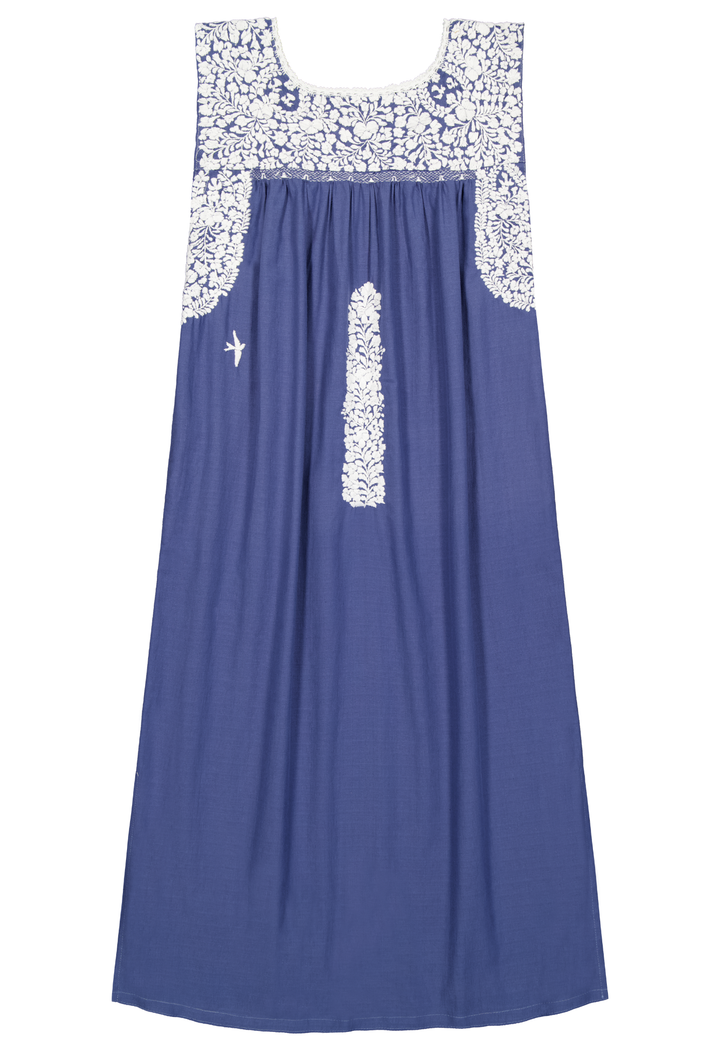 Flores Midi Dress Dress Classic Flores Dusty Blue Midi Dress Classic Flores Dusty Blue Midi Dress