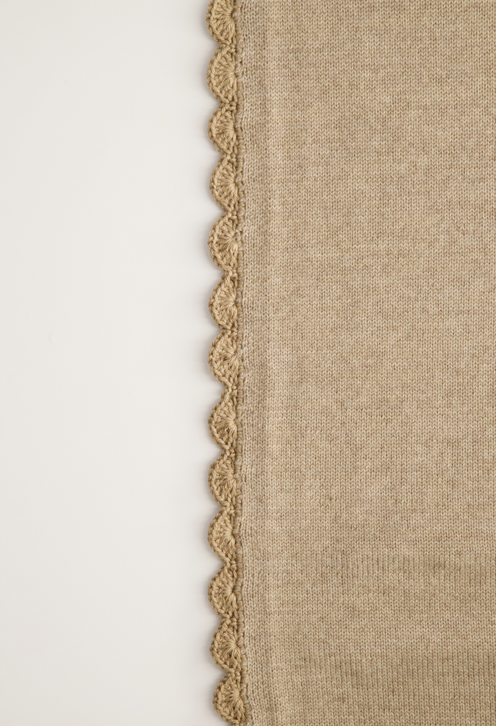 Wool Wrap Sweater One Size Taupe Shawl Taupe Shawl