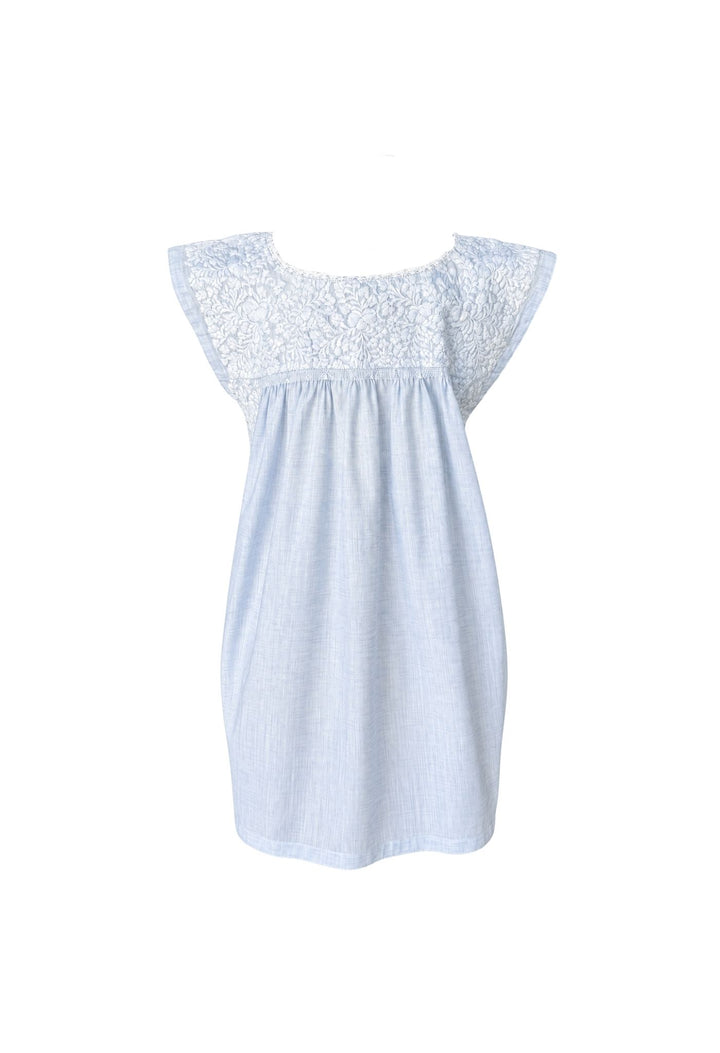 Flores Blouse Blouse Flores Light Blue Blouse Flores Light Blue Blouse