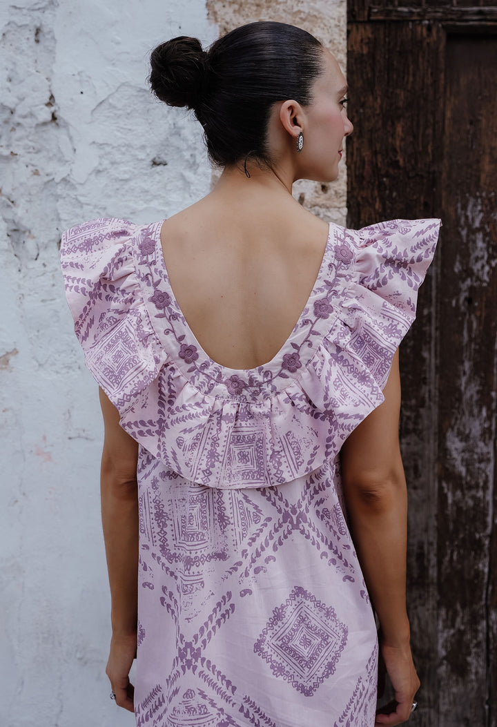 Andrea Rosa Midi Dress