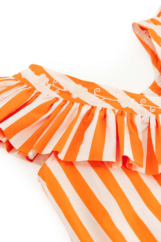 Andrea Rayas Naranjas Dress Detail