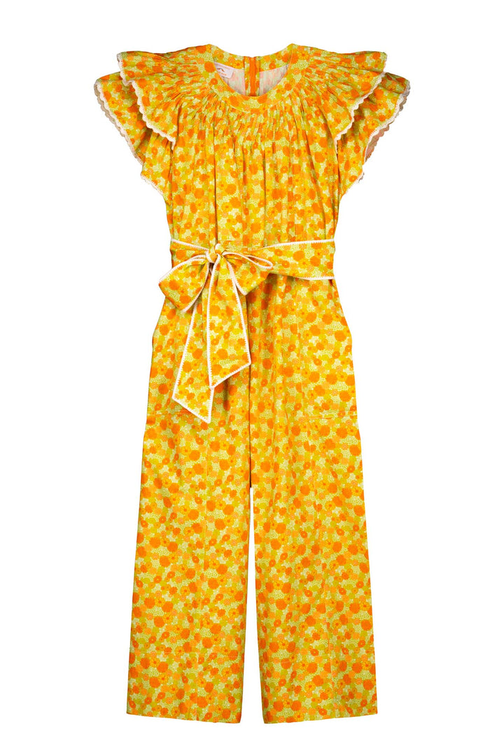 Aranza Yellow Floral Jumpsuit