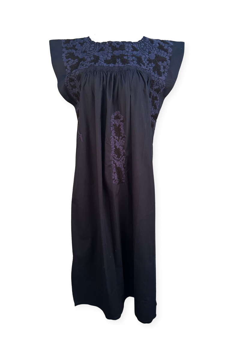 Navy Blue Midi Dress