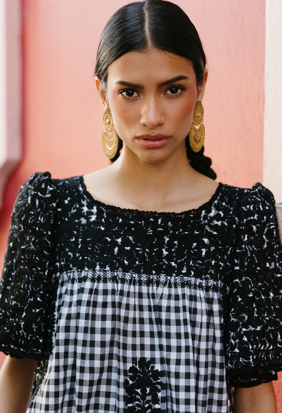 Julieta Noche Gingham
