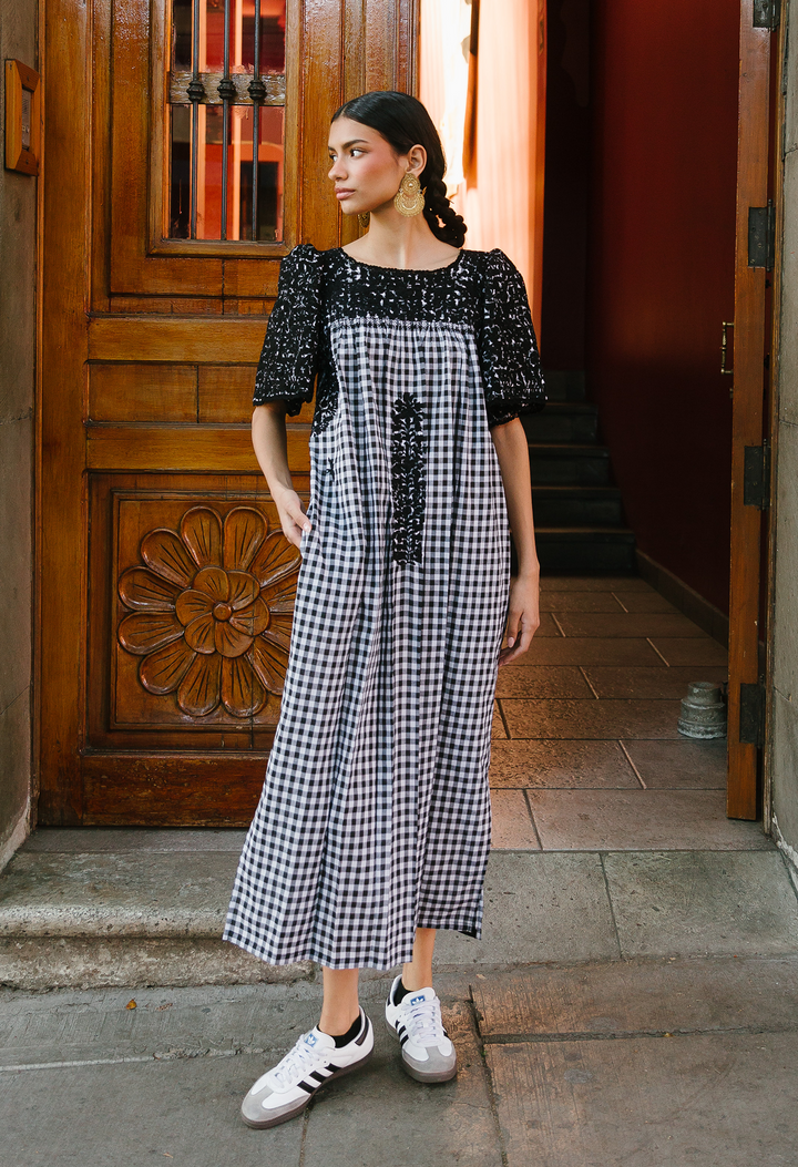 Julieta Noche Gingham