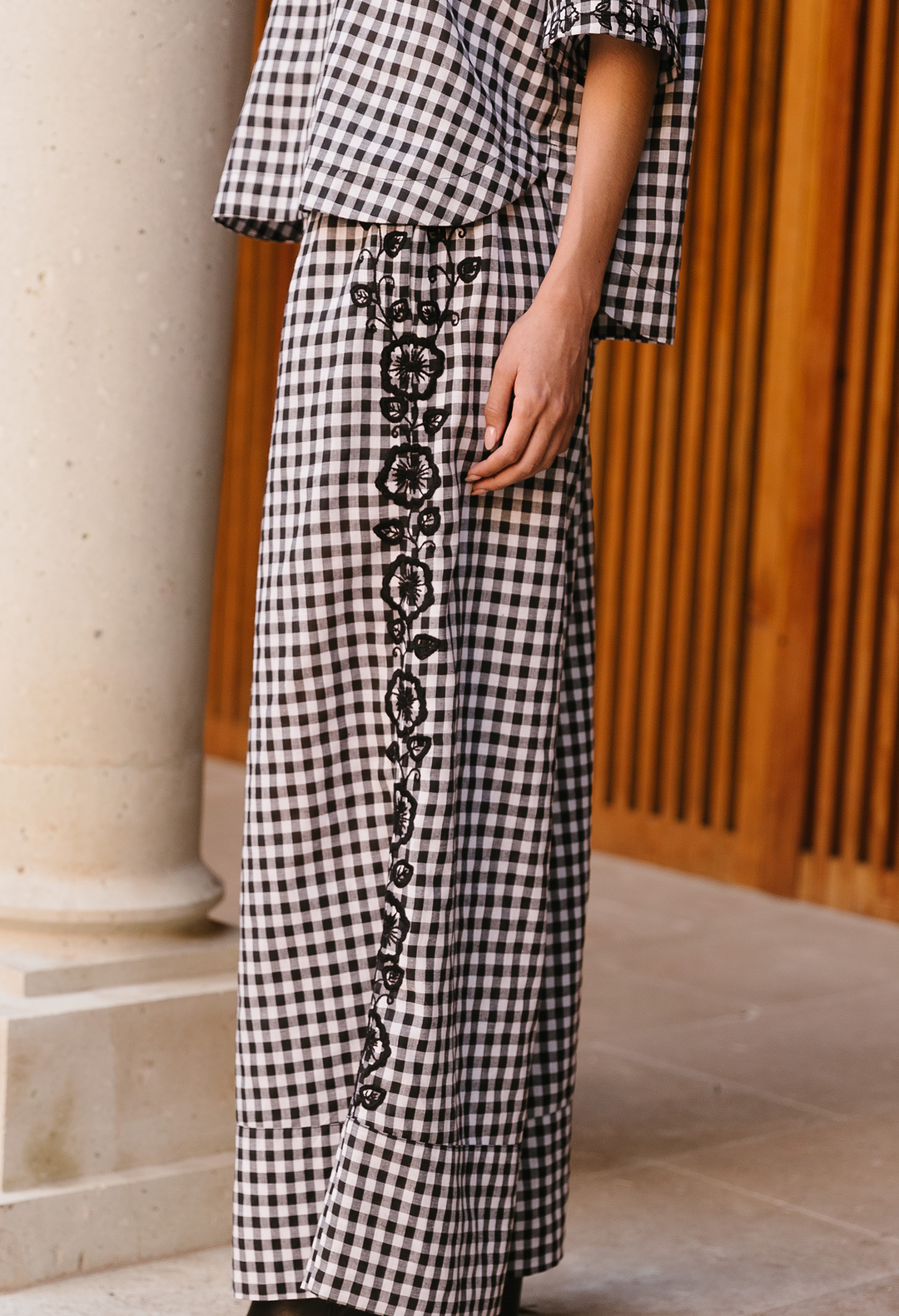 Paola Pants Noche Gingham