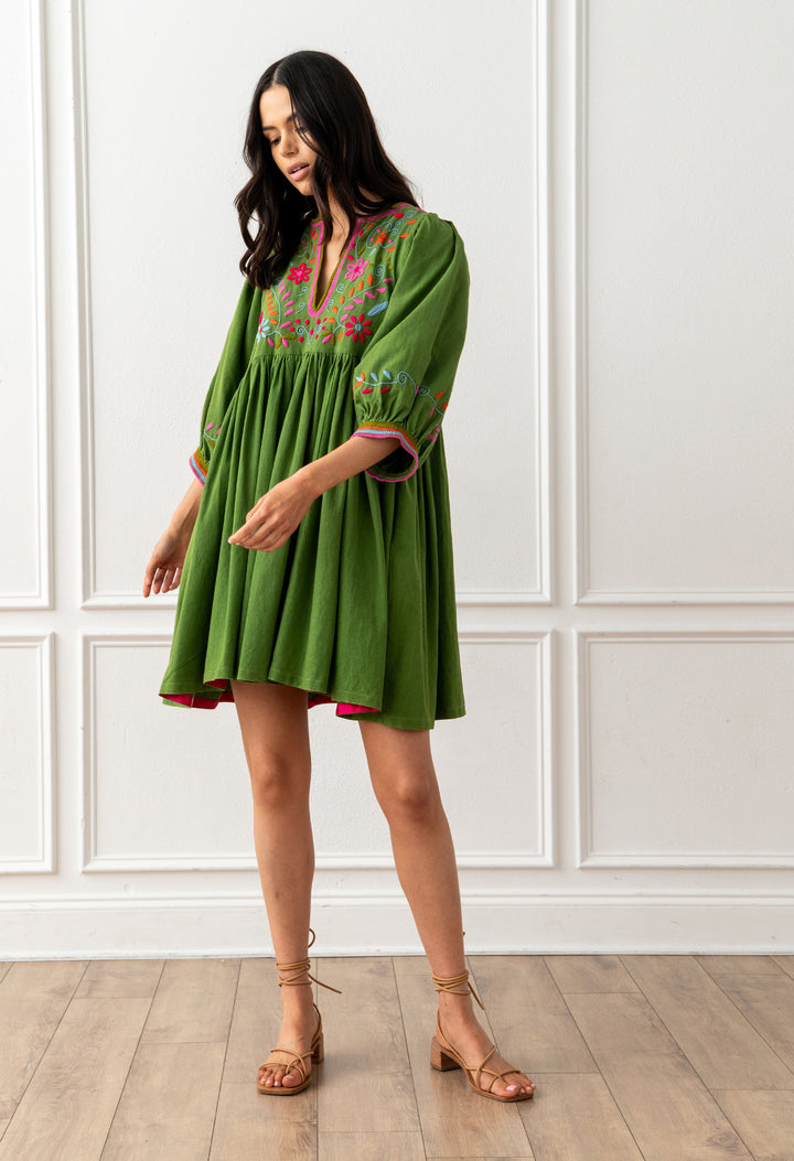 Violeta Verde Multicolor