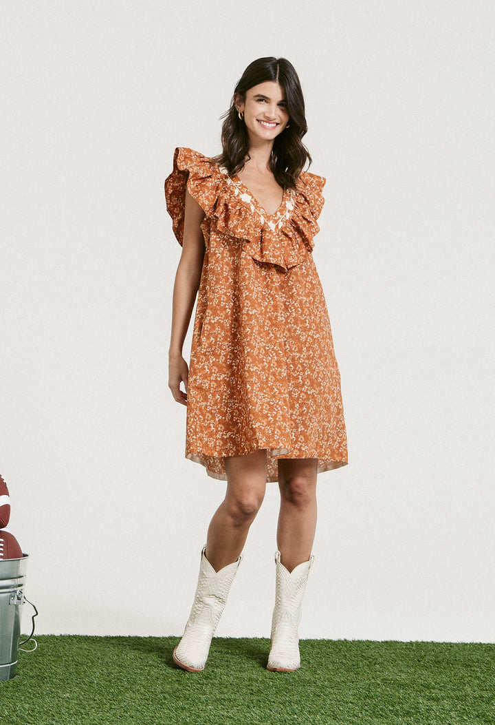 Andrea Naranja Floral