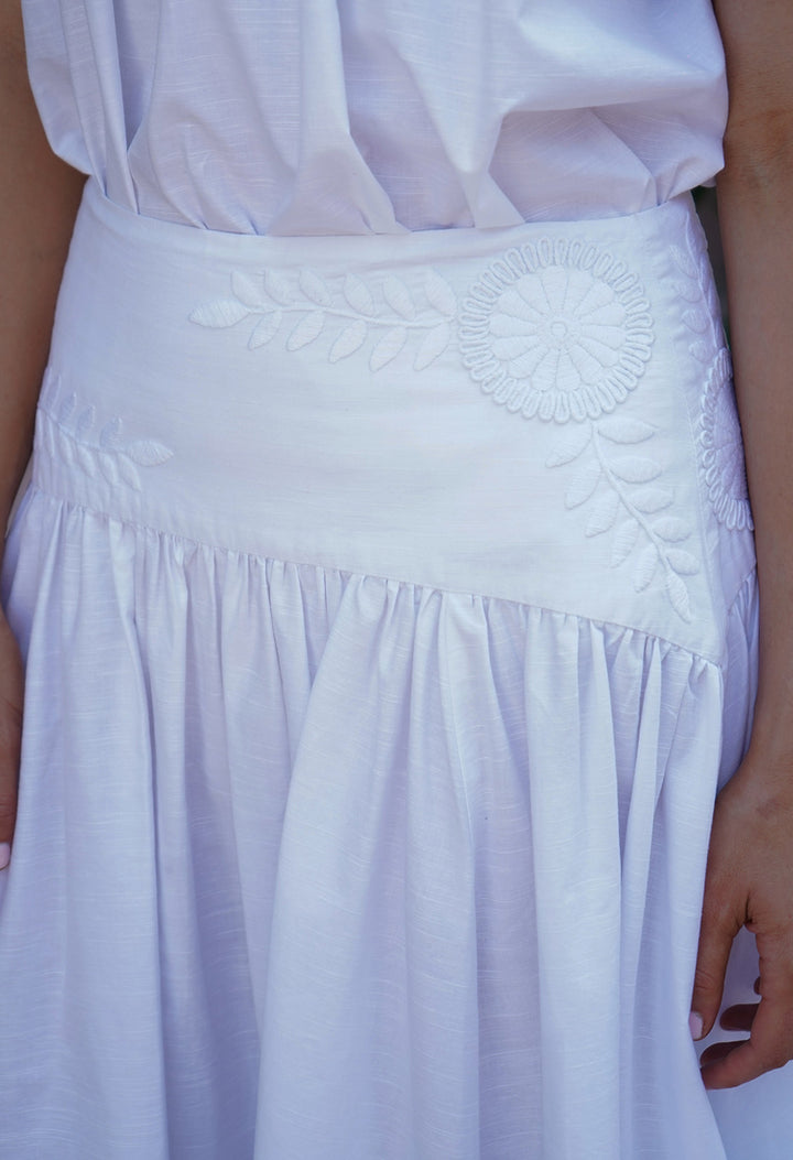 Esmerelda Falda Blanca