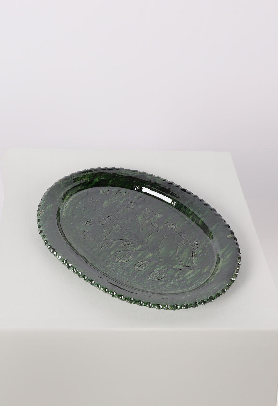 Atzompa Verde Ceramics Plato