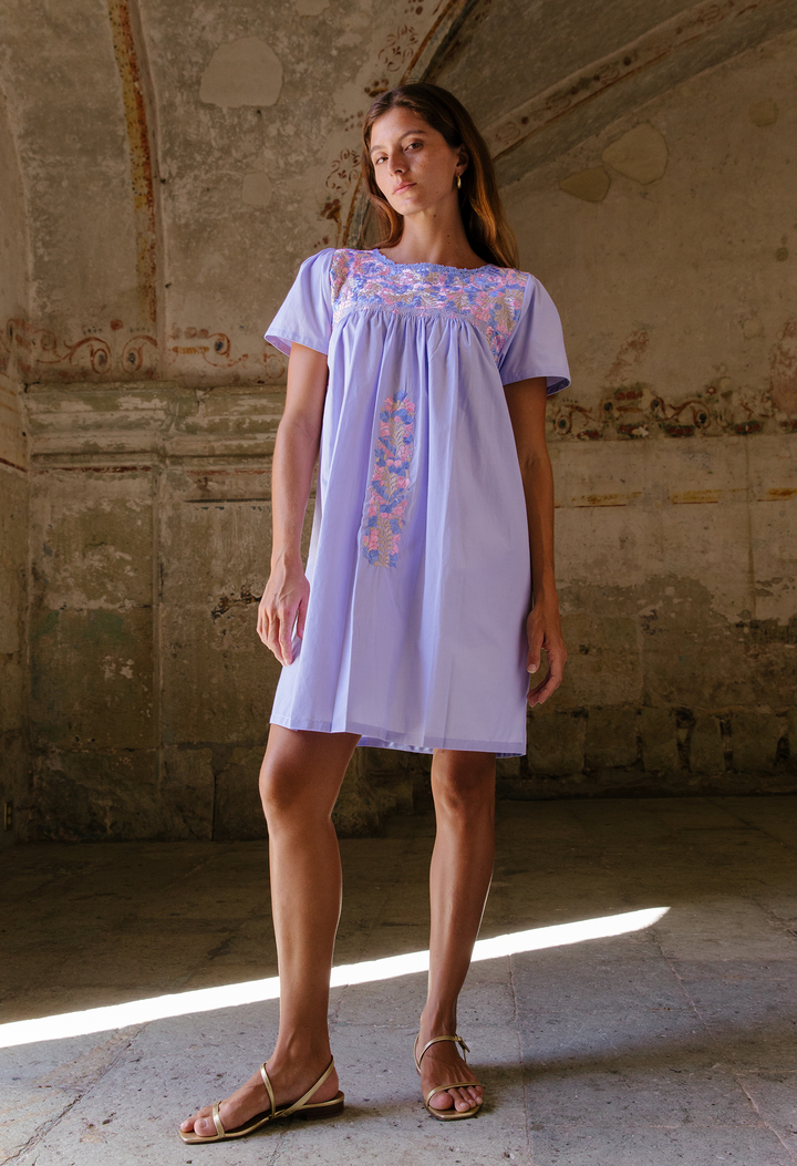Liliana Short Dress Dress Liliana Azul y Primavera Arroyo Liliana Azul y Primavera Arroyo