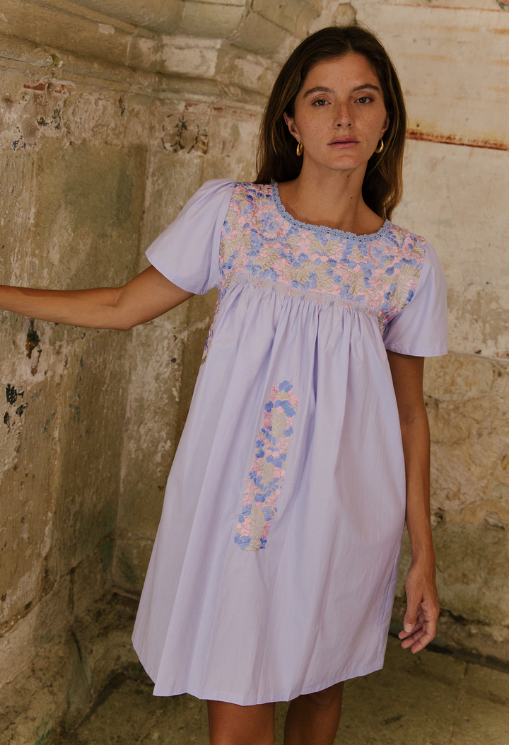 Liliana Short Dress Dress Liliana Azul y Primavera Arroyo Liliana Azul y Primavera Arroyo