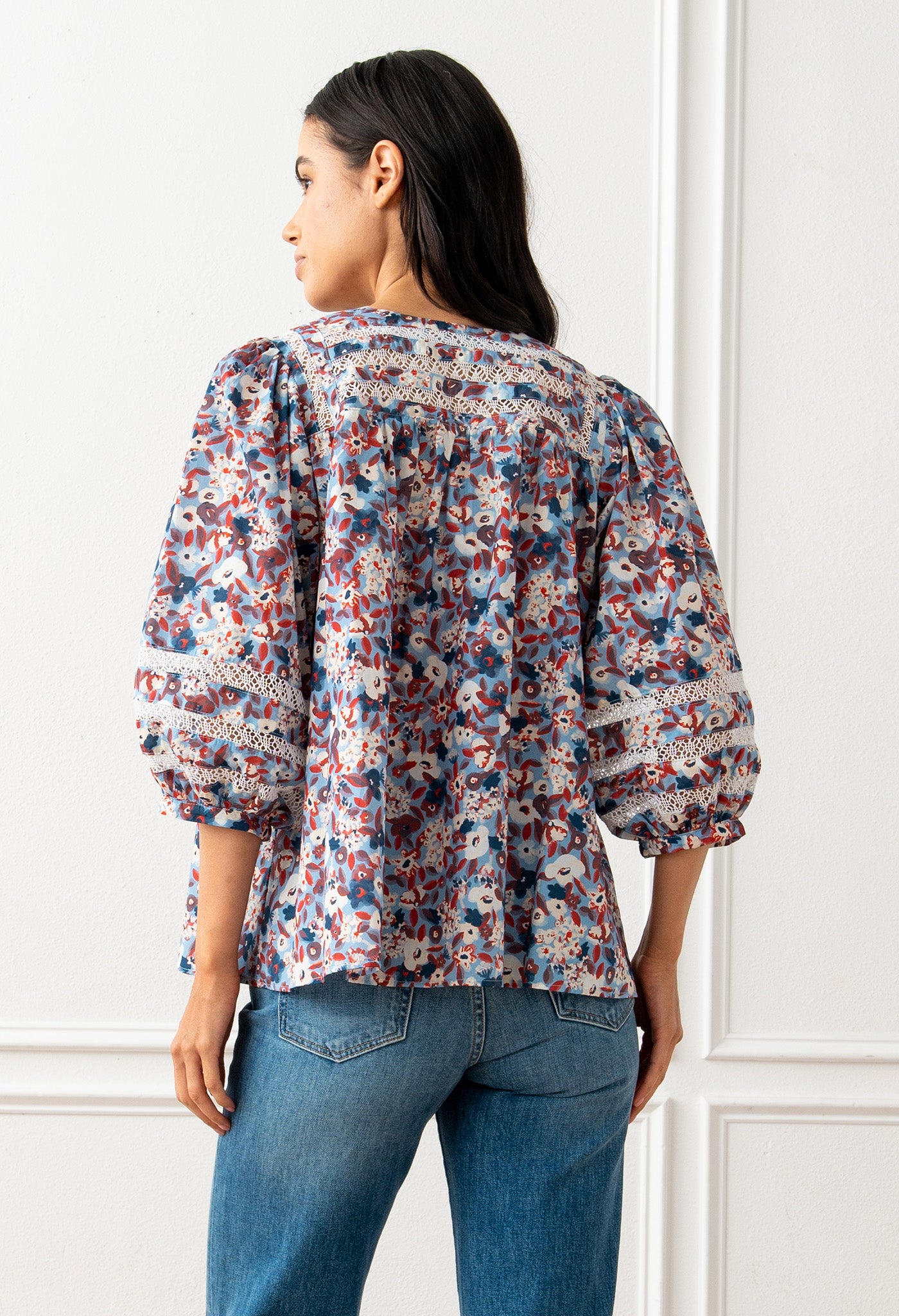 Chela Floral Marino