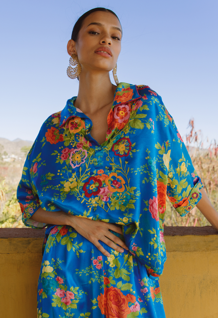 Paola Blusa Azul