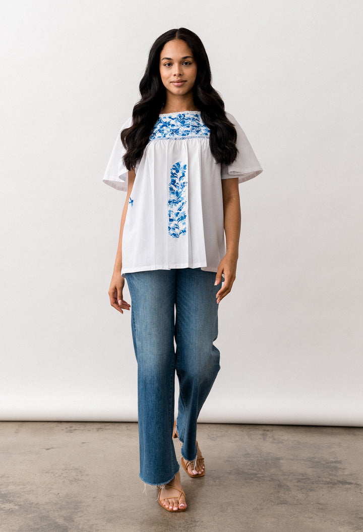Julieta Blouse Blouse Julieta Cielo Mexicano Julieta Cielo Mexicano