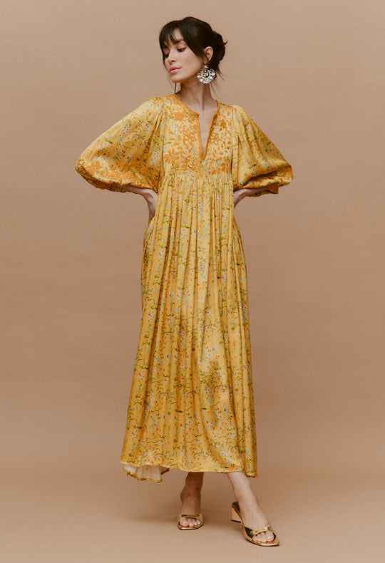 Violeta Amarillo Floral