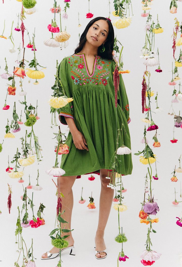Violeta Verde Multicolor