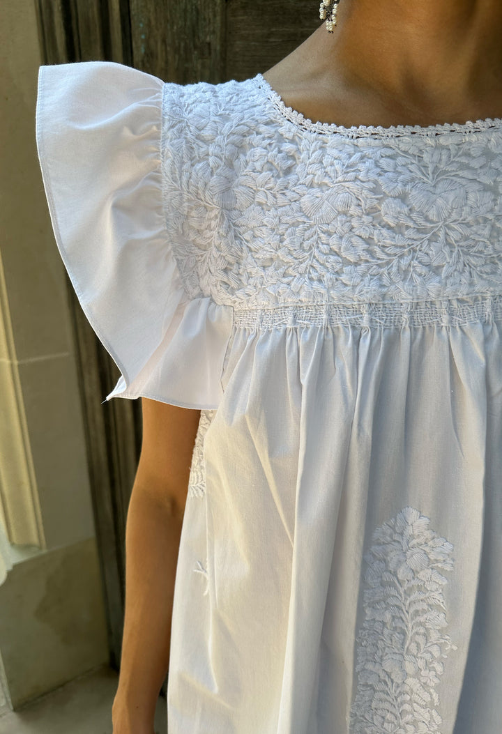 Soledad Blanca Nieve Short Dress