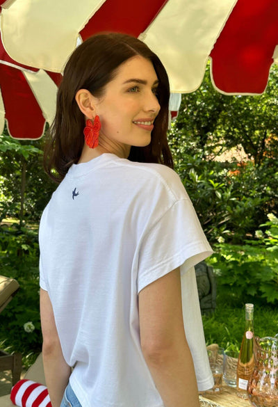 T-Shirt T-Shirt Blanca y Azul T-shirt Blanca y Azul T-shirt | Mi Golondrina