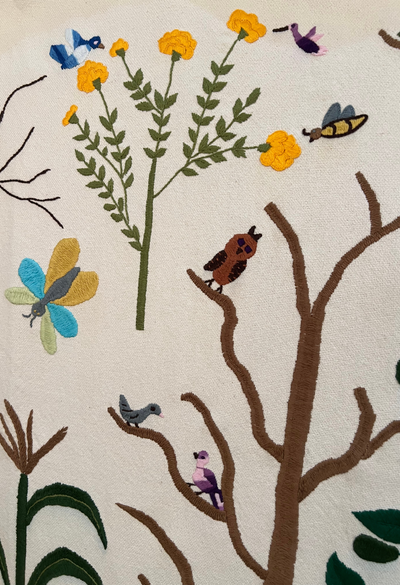 Embroidered Art: Carmelita