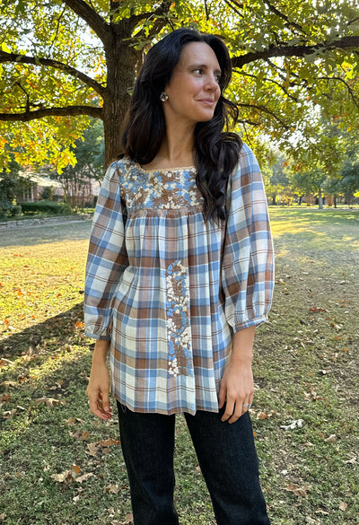 Catalina Azul Plaid