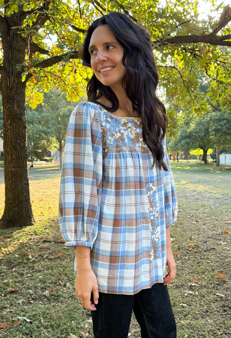 Catalina Azul Plaid