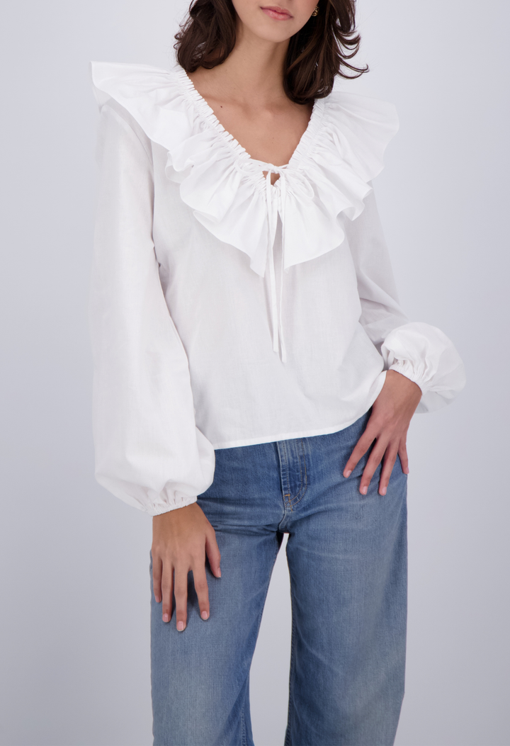 Regina Blouse Blouse Regina White Blouse Regina White Blouse