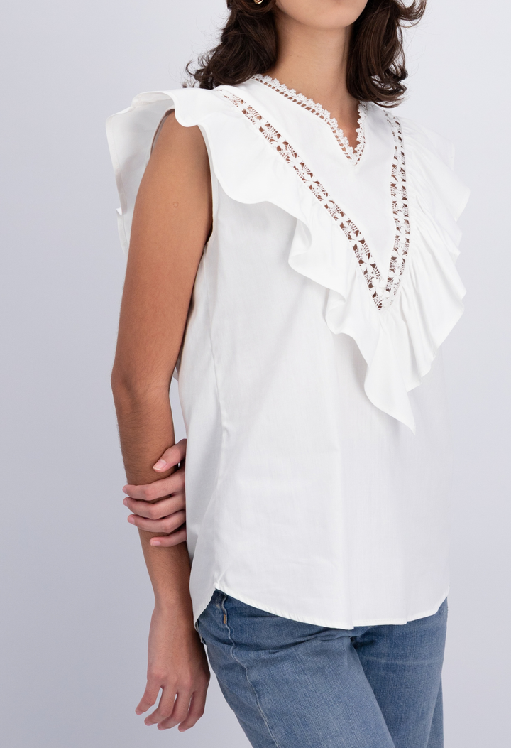 Valentina Blouse Blouse Valentina White Blouse Valentina White Blouse