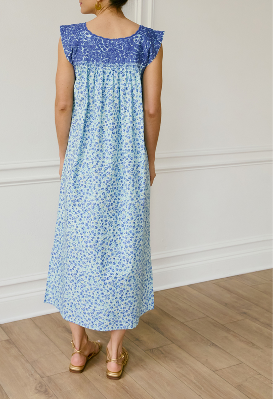 Primavera Azul Floral