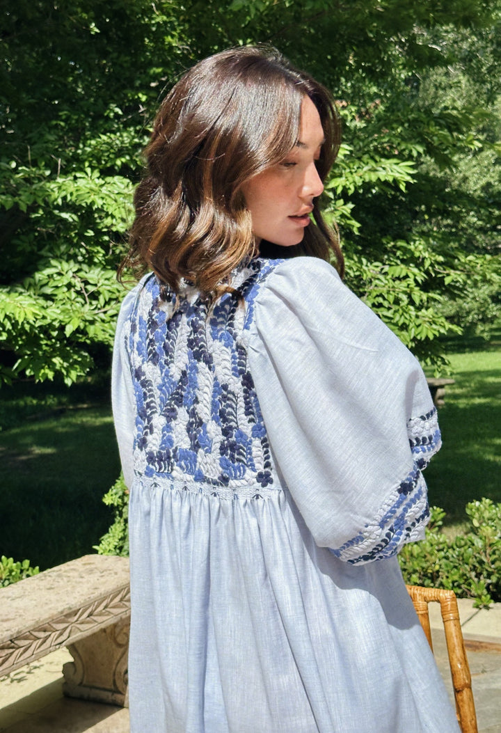 Violeta Short Dress Dress Violeta Multi Blue Short Dress Violeta Multi Blue Short Dress