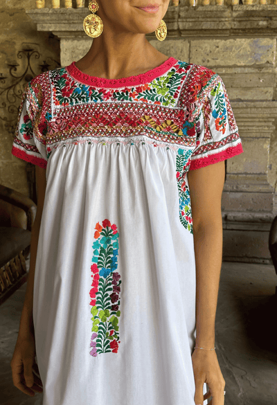 Deshilado Midi Dress Dress Deshilado Dress Cinco Blue Deshilado Midi Dress | Mi Golondrina