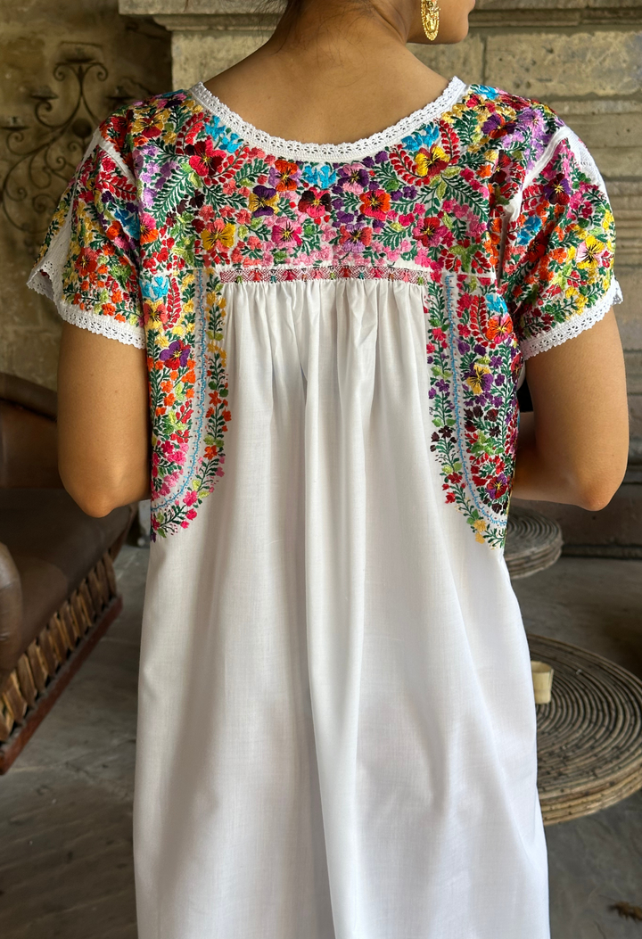 Deshilado Midi Dress Dress Deshilado Dress Nueve Blue Deshilado Midi Dress | Mi Golondrina